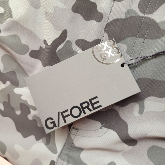 New G Fore Golf Pants Mens 34/31 Stretch Trouser Gray Camo Slim Performance - Picture 2 of 15